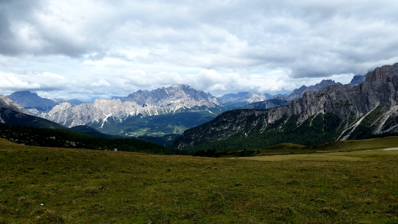 view from Passo di Giau