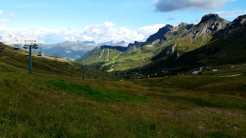 View from Passo Pordoi