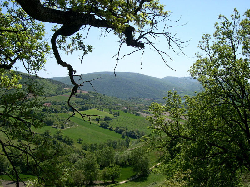 south of the city of Perugia