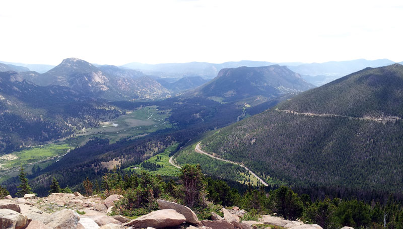 Trail Ridge Road at Rainbow Curve